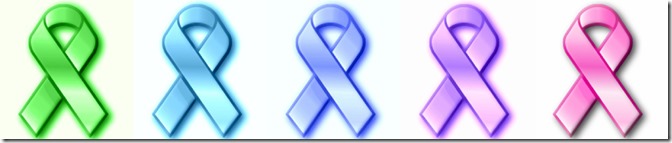 cancer awareness ribbons