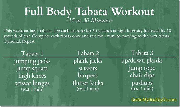 Full Body Tabata Workout