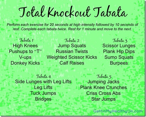 Total Knockout Tabata