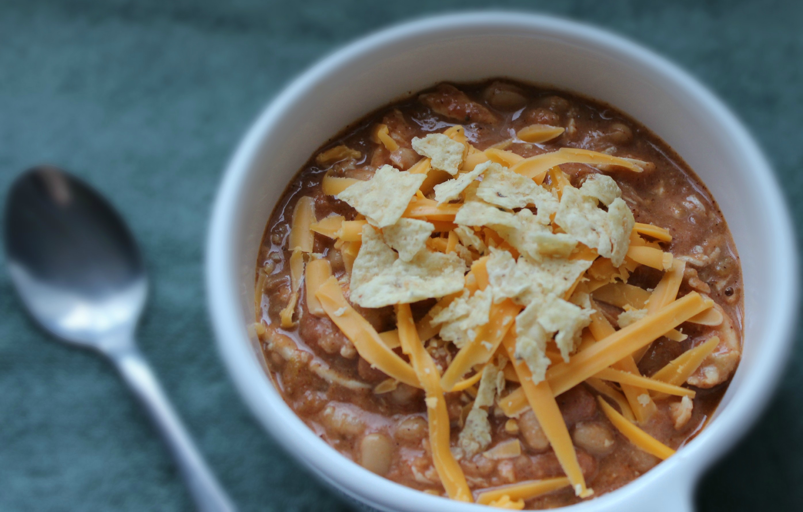 Southwest Chicken Chili in the Crock Pot