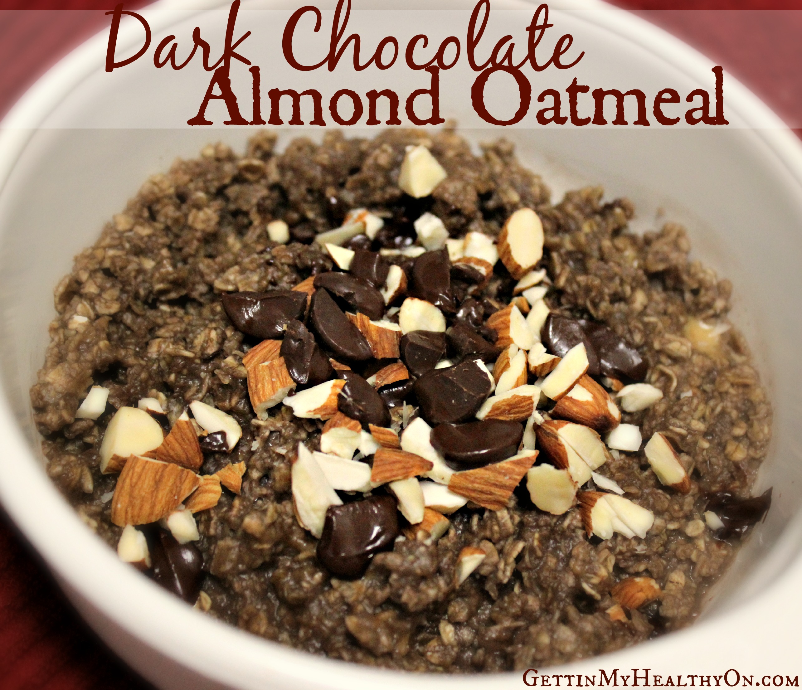 Dark Chocolate Almond Oatmeal