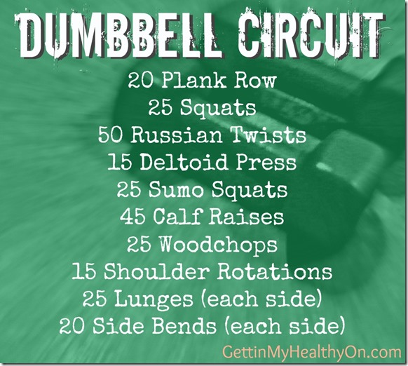 Dumbbell Circuit