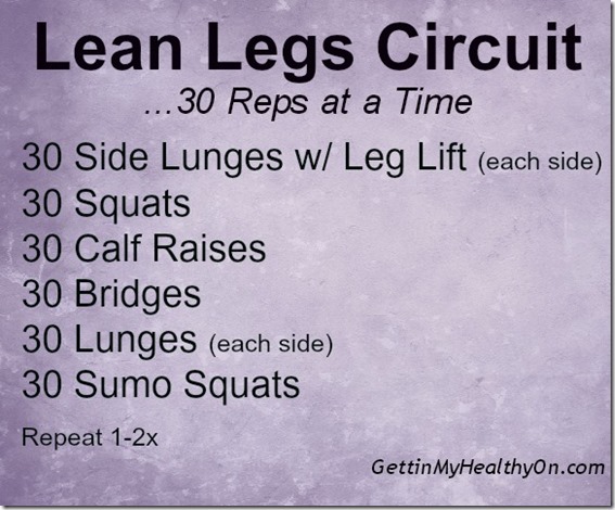 Lean Legs Circuit