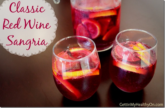 Classic Red Wine Sangria