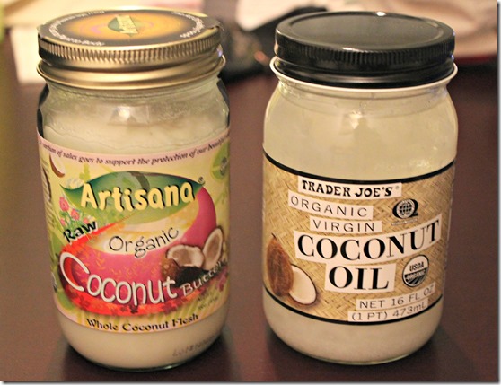 Coconut oil and butter