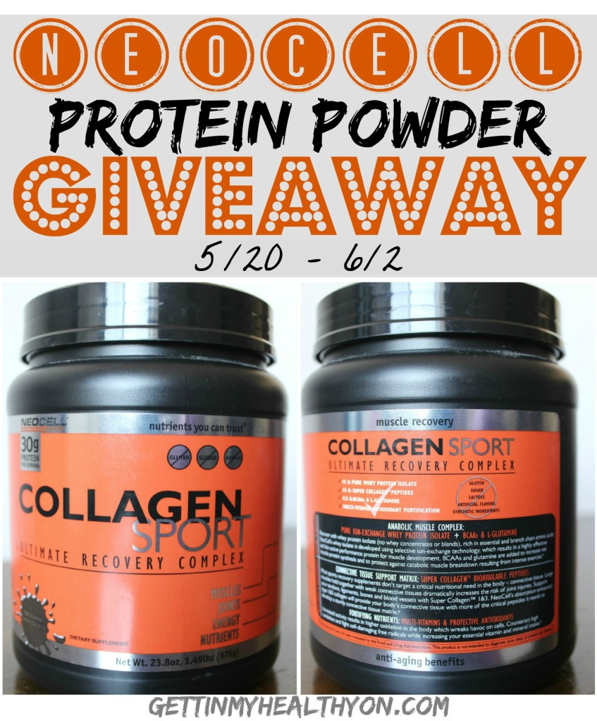 Enter the NeoCell Collagen Sport Protein Powder #Giveaway. Ends 6/2.