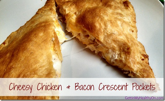 Cheesy Chicken and Bacon Crescent Pockets