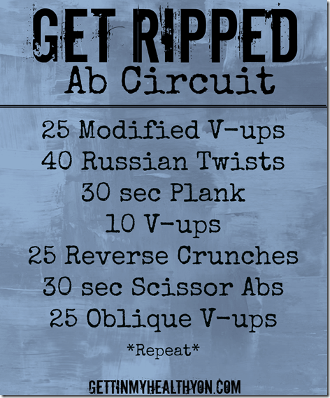 Ripped abs online workout