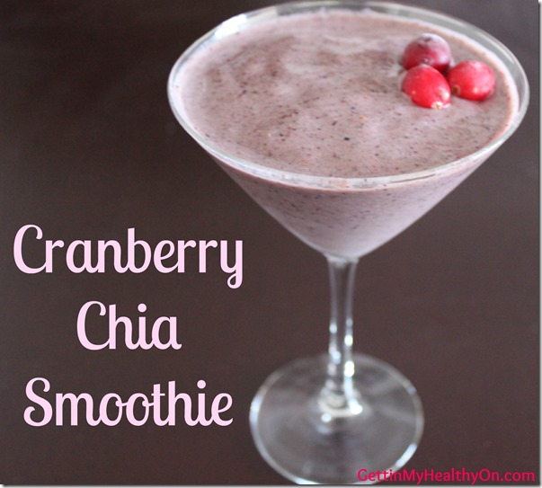 Cranberry Chia Smoothie