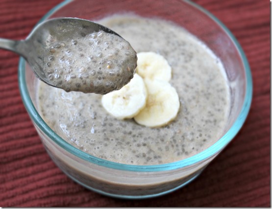 Creamy Banana Chia Seed Pudding