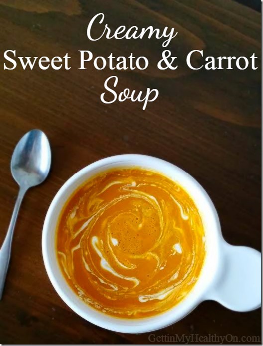 Creamy Sweet Potato Carrot Soup
