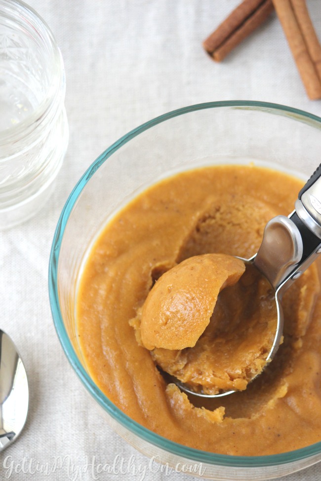 Pumpkin Banana Ice Cream