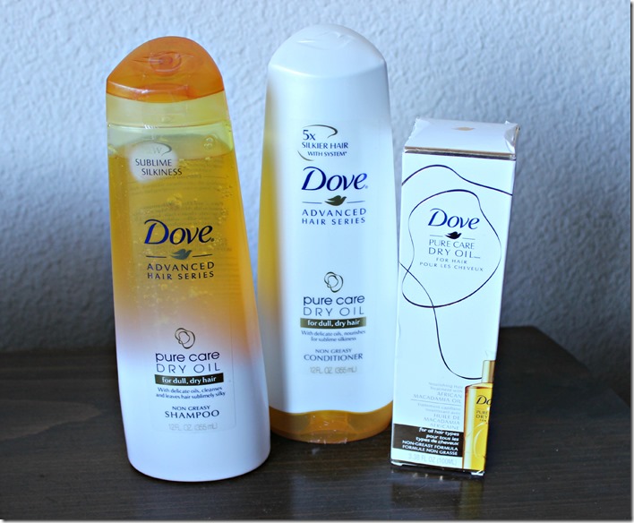 Dove Pure Care Dry Oil Products