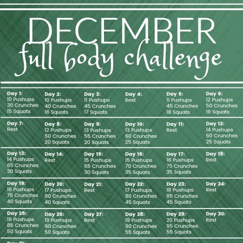 December Full Body Challenge