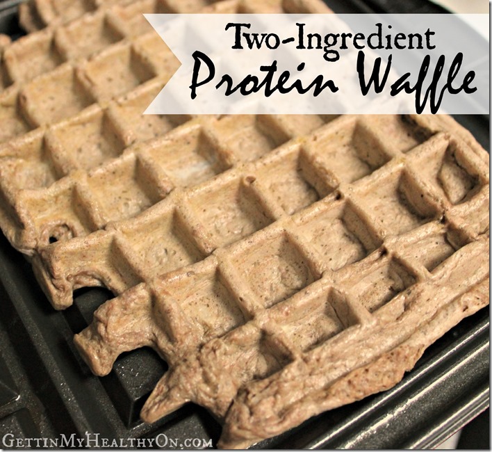 Two Ingredient Protein Waffle