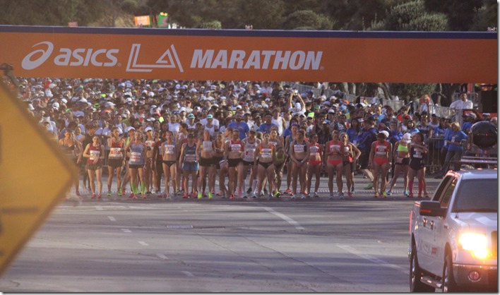 ASICS LA Marathon Starting Line