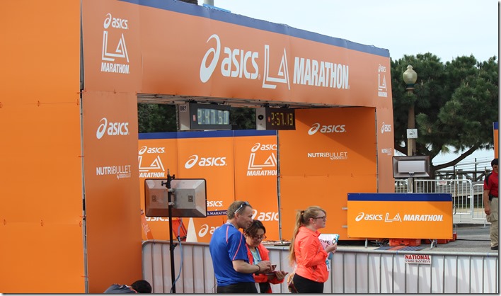 ASICS LA Marathon Finish Line