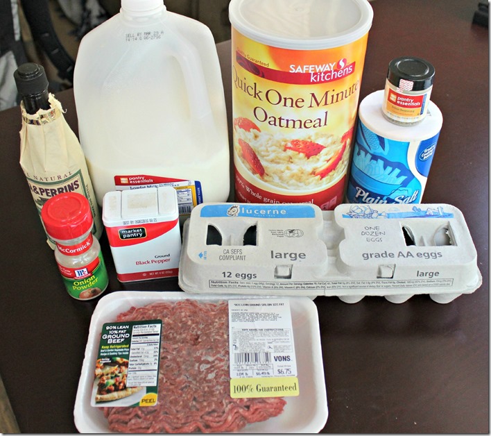 Italian Meatballs Ingredients