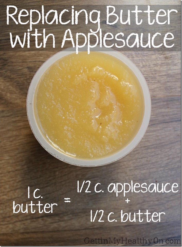 Replacing Butter with Applesauce