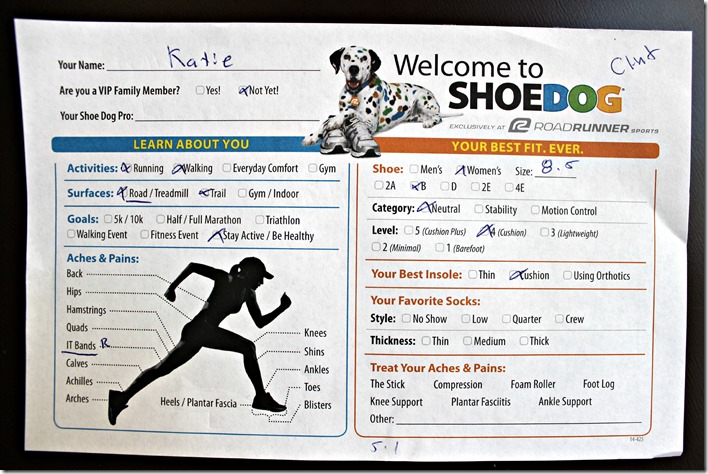 road runner sports shoe dog