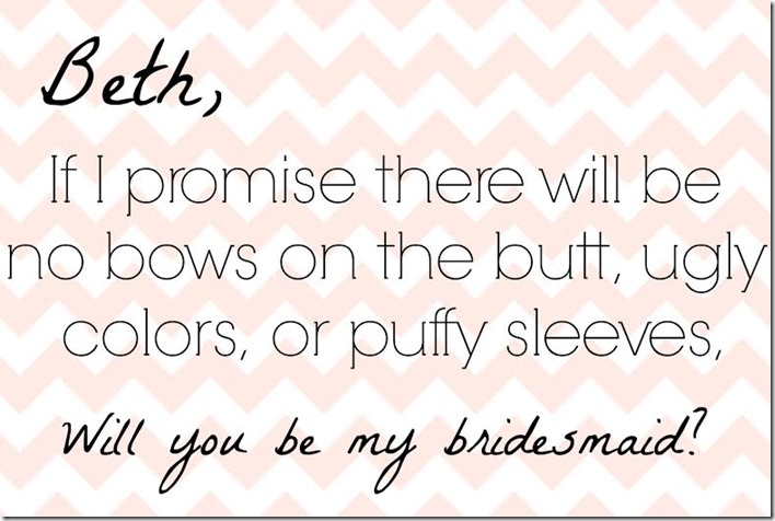 Cards to Ask Bridesmaids