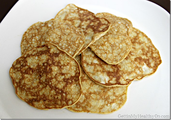Pancakes Made with Bananas and Eggs