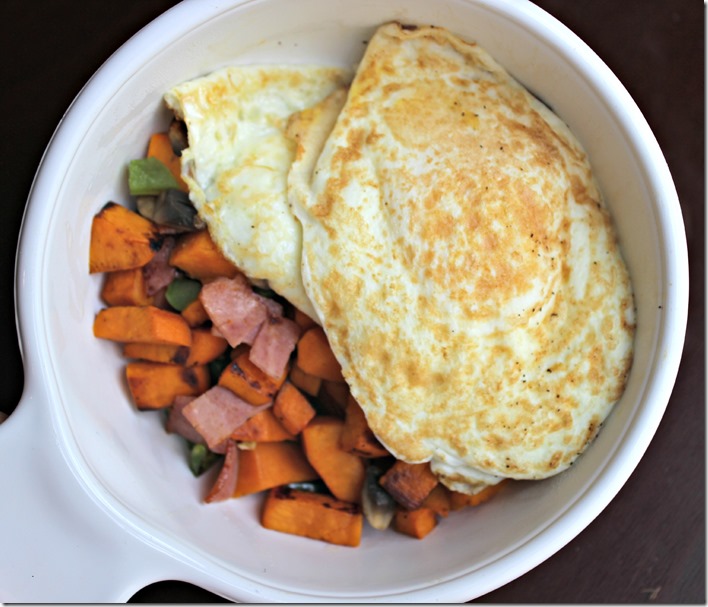 Sweet Potato Hash with Eggs