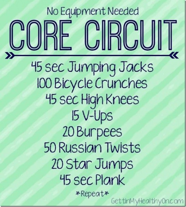 No Equipment Needed Core Circuit