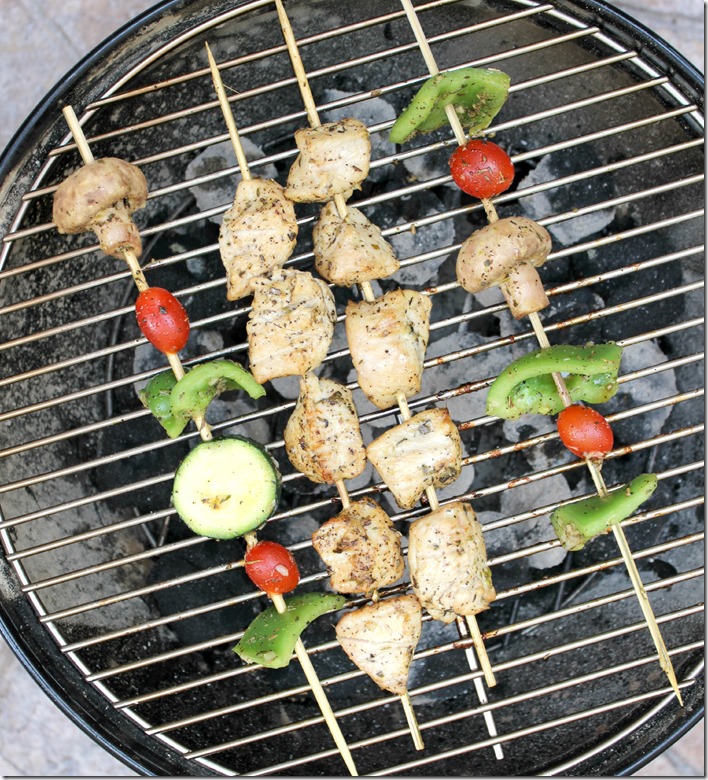 Chicken Veggie Kabobs