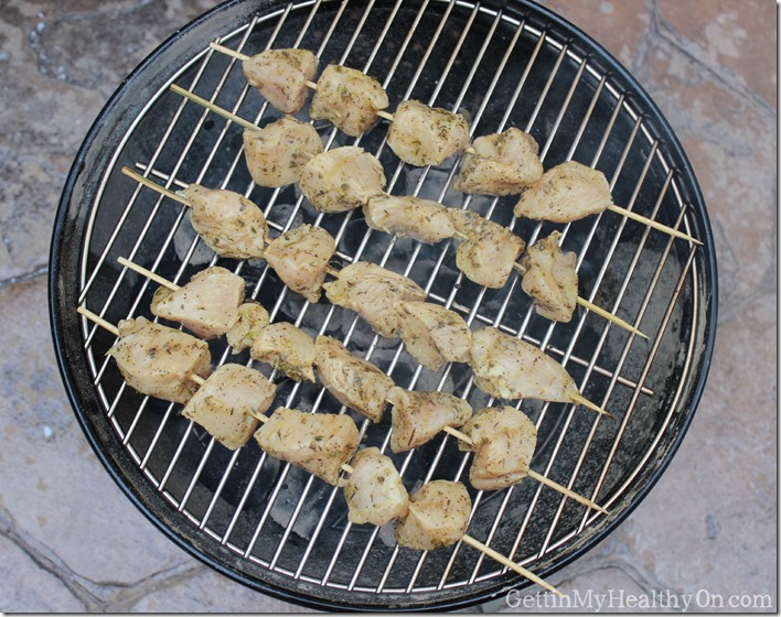 Kabobs on the Grill