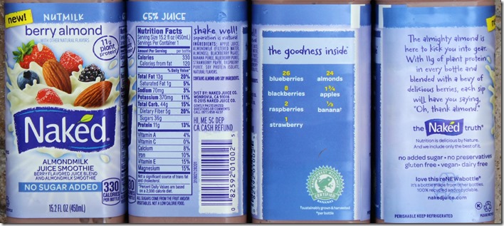 Naked Juice Label