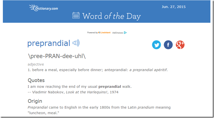 Dictionary.com Word of the Day