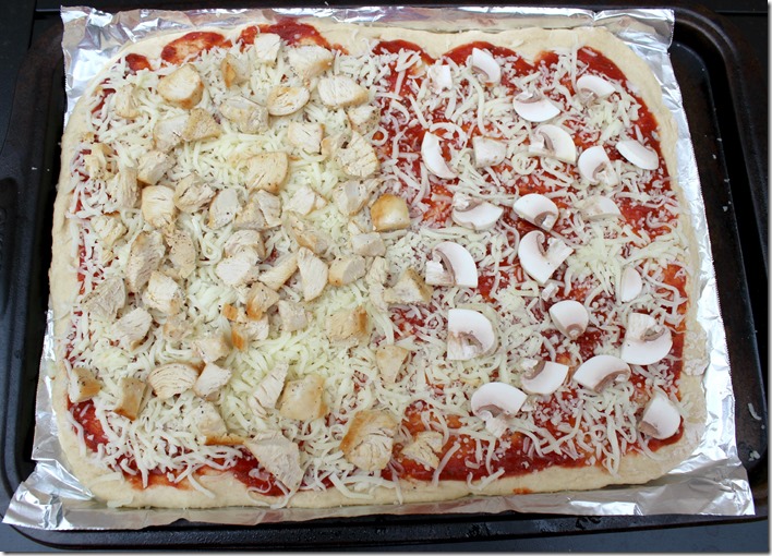 Pizza on a Homemade Crust