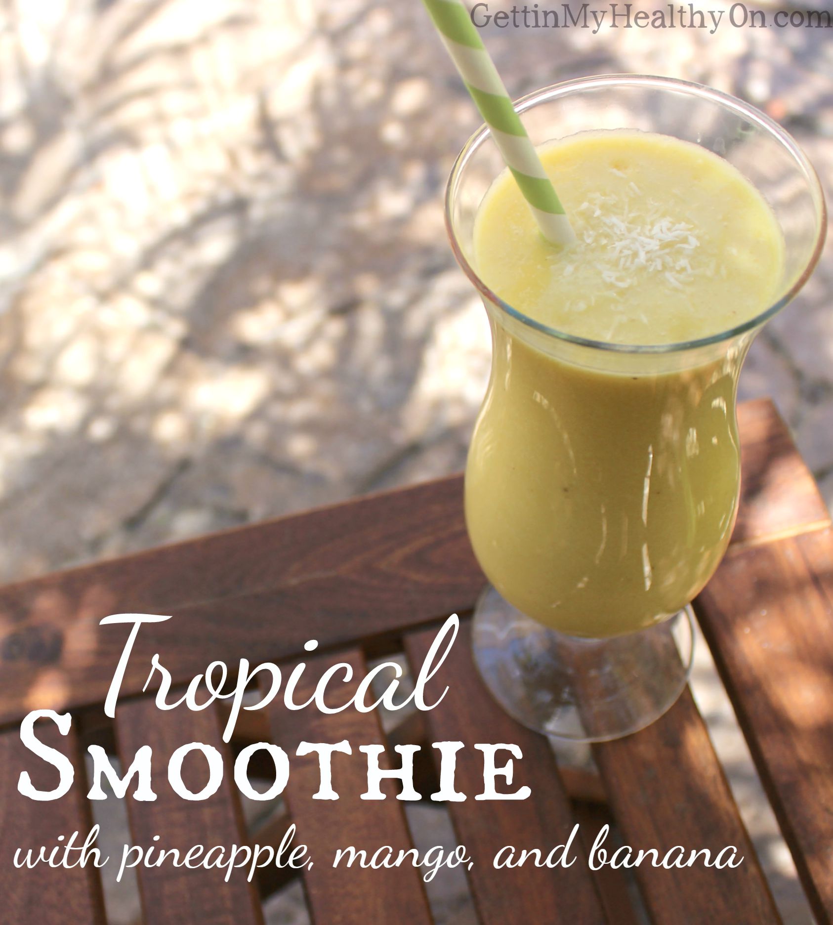 Tropic Smoothie with Pineapple and Mango