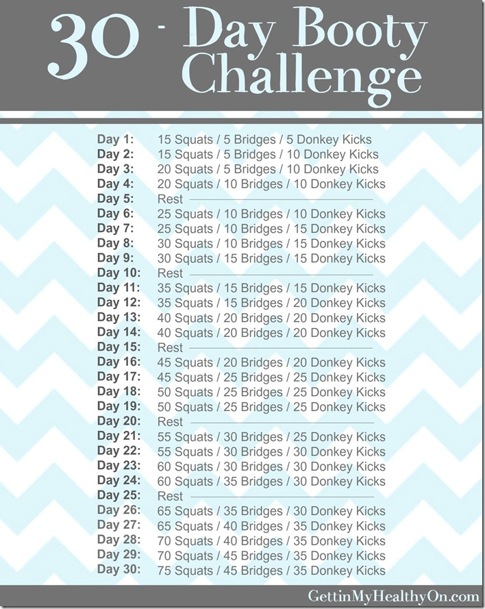 30 Day BOOTY-CHALLENGE!