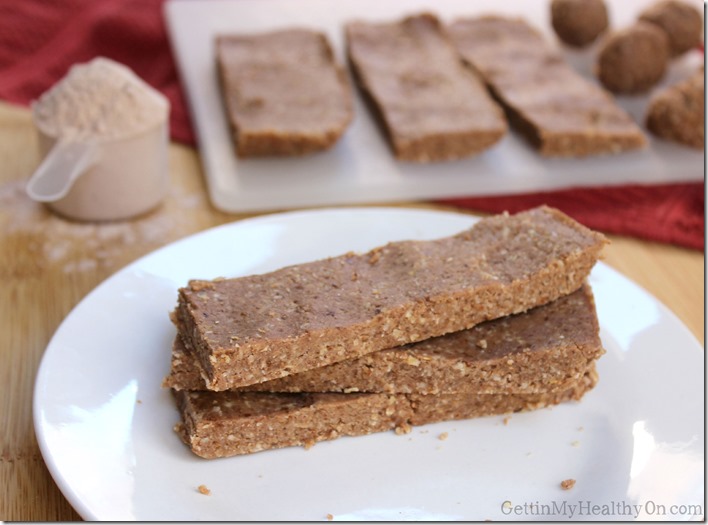 Chocolate Coconut Protein Bars