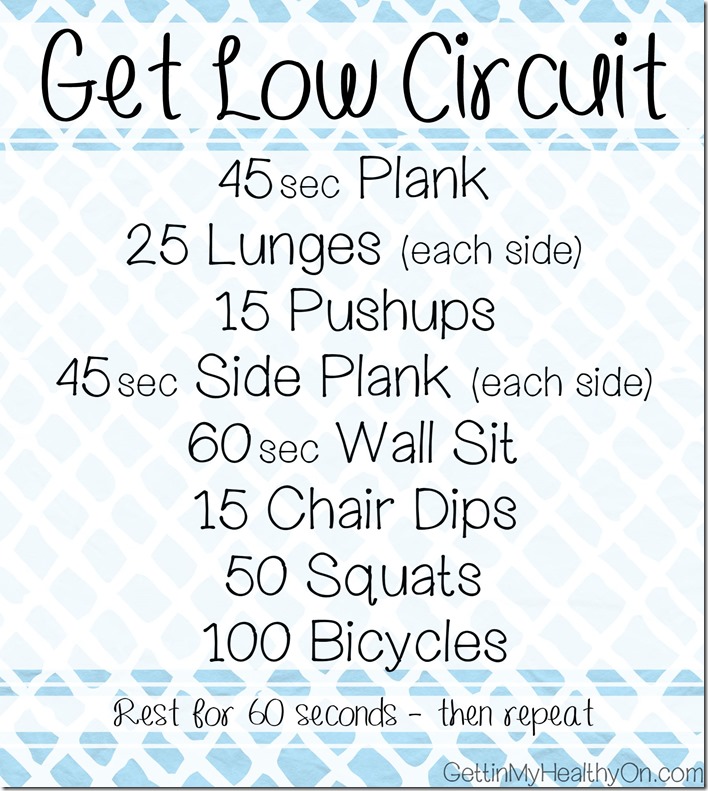 Get Low Circuit Workout