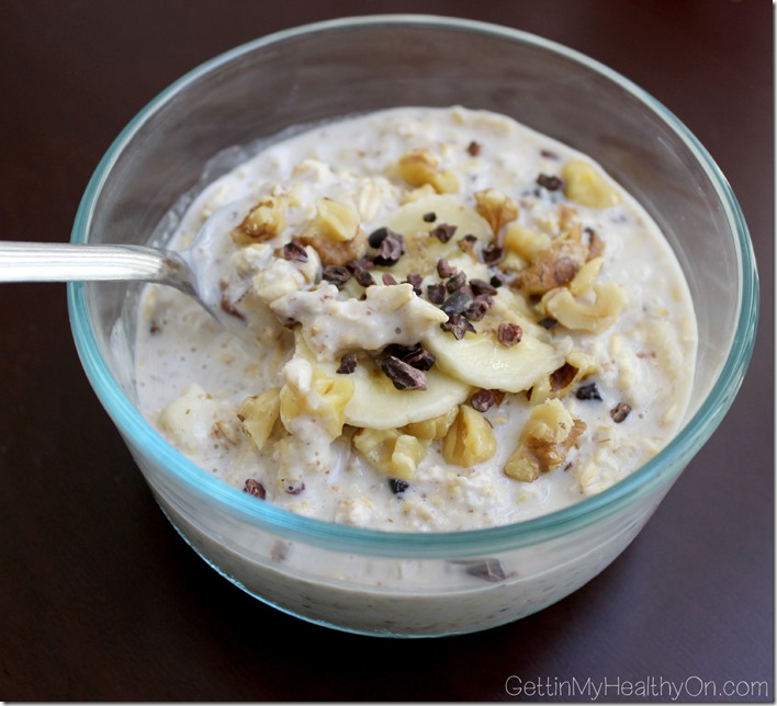 Banana Nut Refrigerator Oatmeal