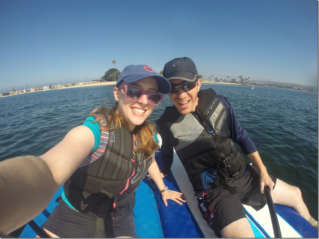 Paddleboarding with the Go Pro 