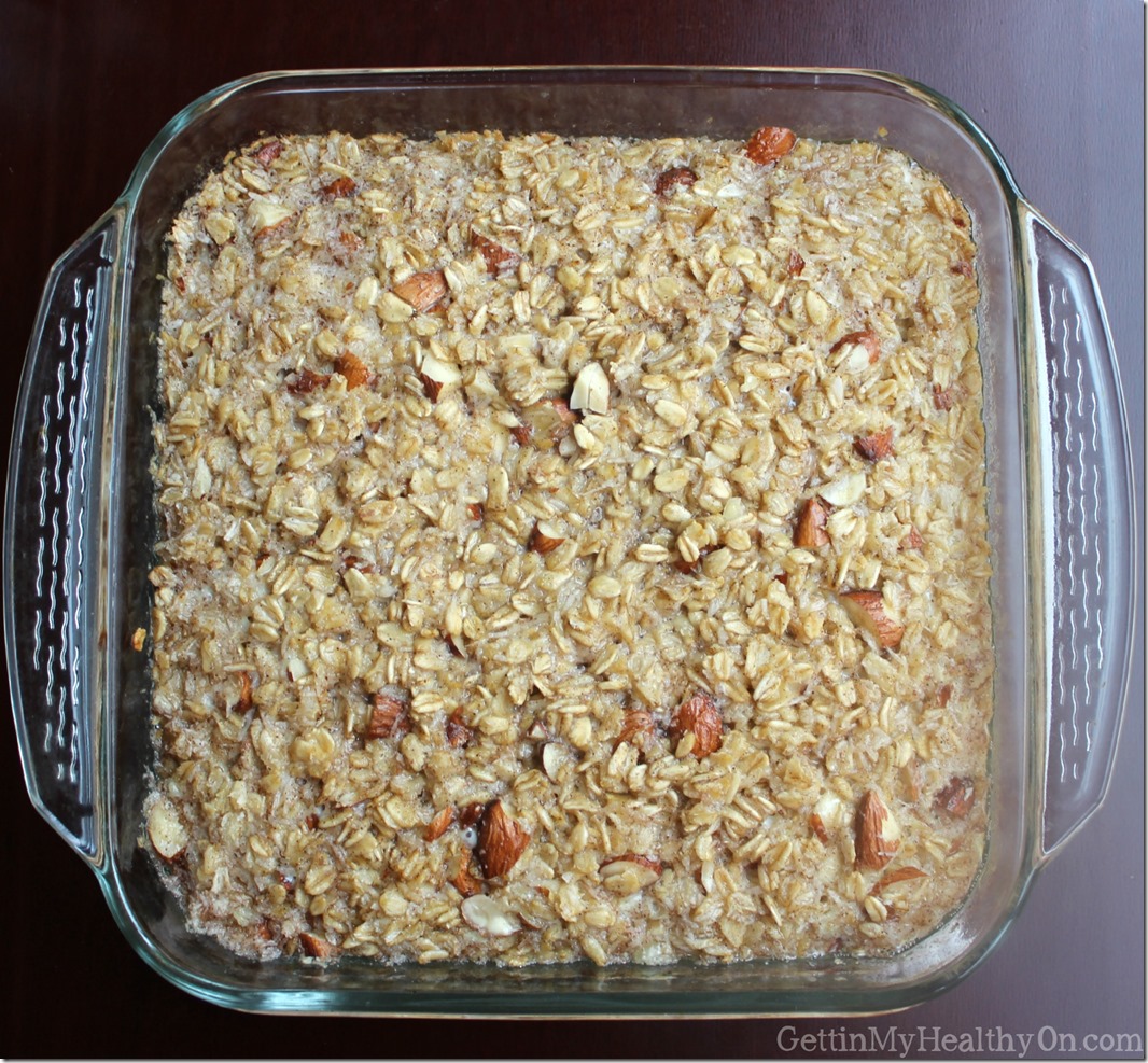 Baked Almond Coconut Oatmeal