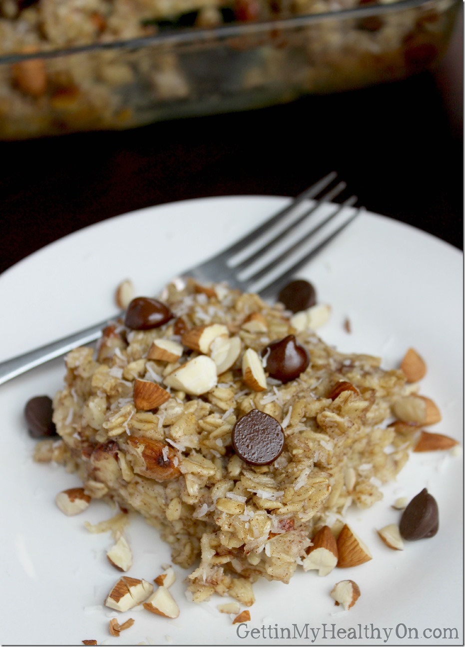 Chocolate Coconut Almond Oatmeal