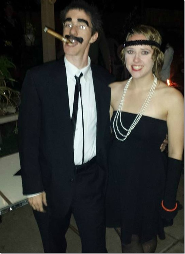 Groucho Marx and Flapper Costumes