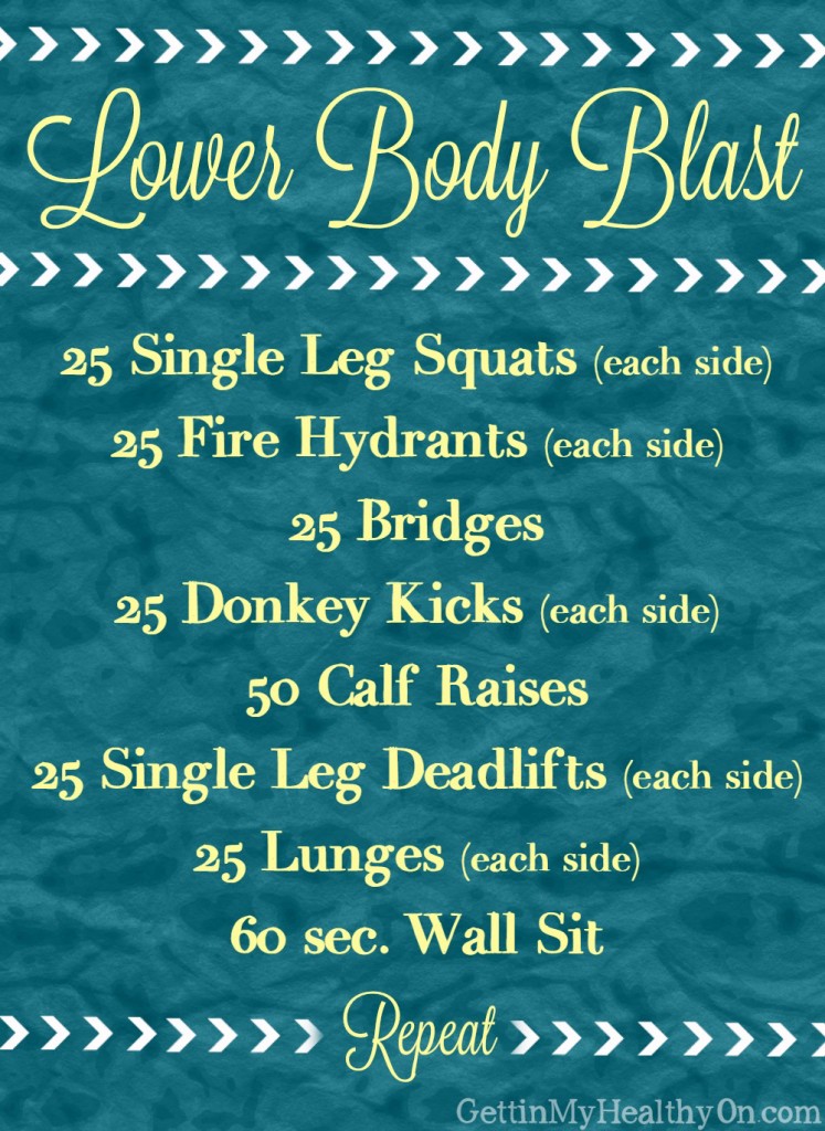 Lower Body Blast Workout Circuit