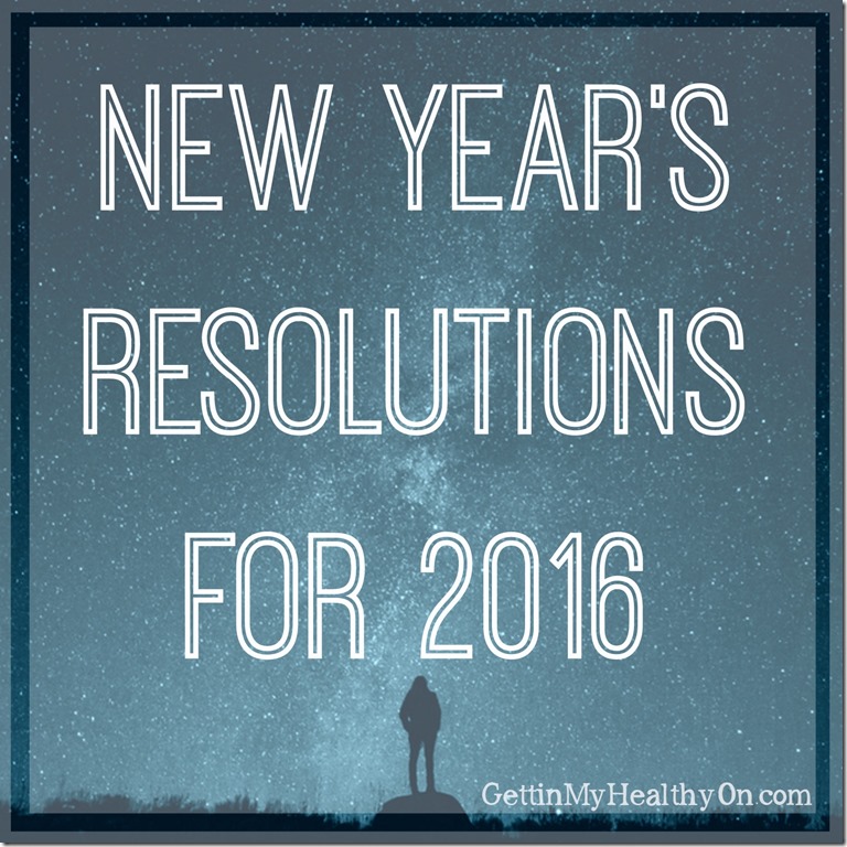 2016 Resolutions