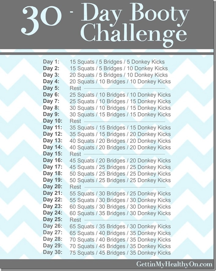 30-Day Booty Challenge