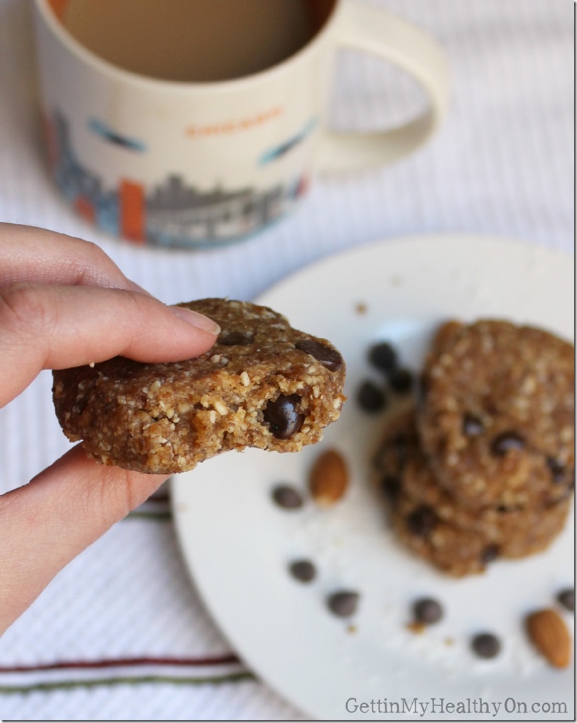 Chocolate Chip Cookies with Almond and Coconut