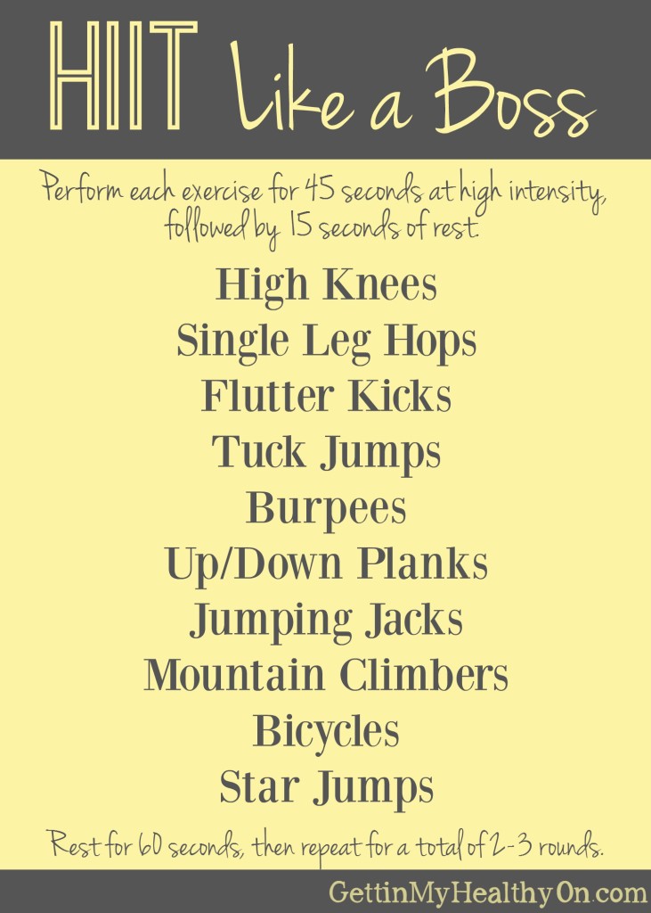 HIIT Like a Boss Workout