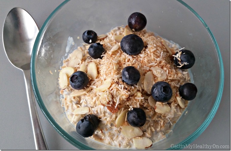 Blueberry Coconut Overnight Oats