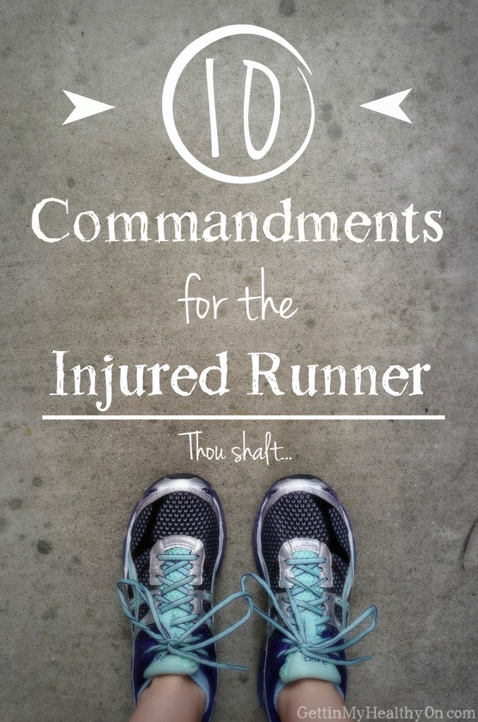 Commandments for the Injured Runner