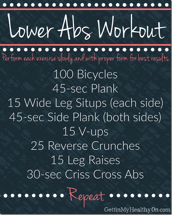 Lower Abs Workout